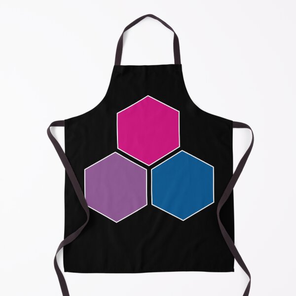 Item preview, Bisexual Pride Honeycomb Graphic designed and sold by iscaStudioArt.