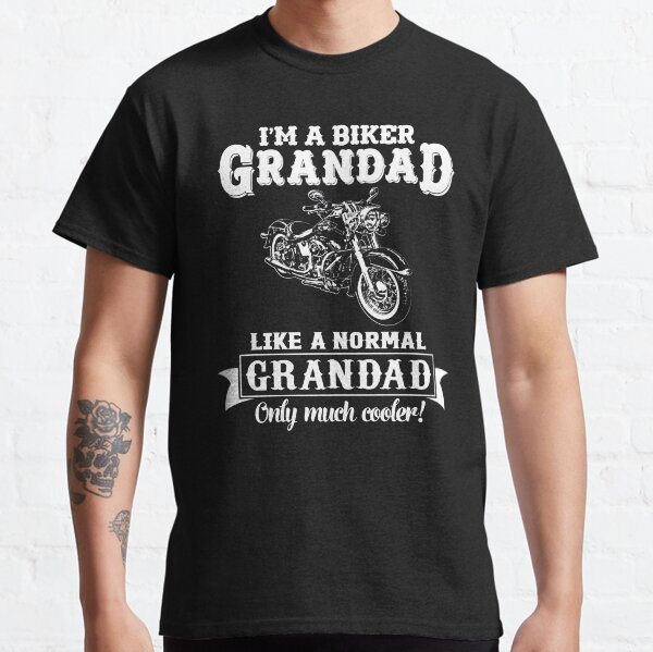 biker grandad t shirt