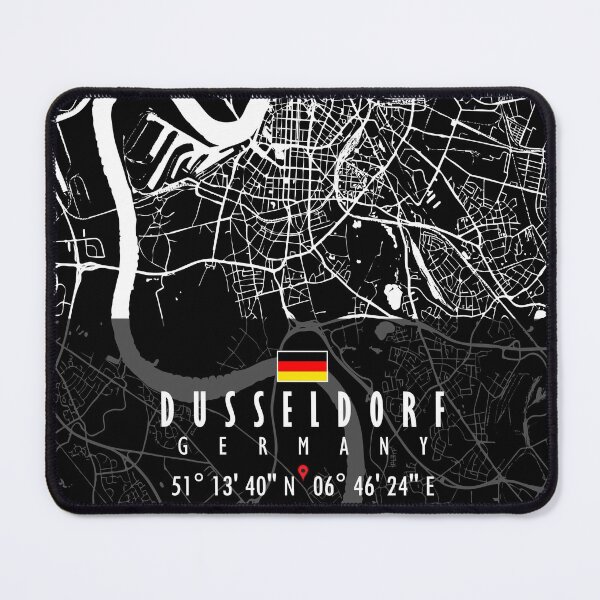 Item preview, DUSSELDORF MAP GERMANY designed and sold by hatimelhag.