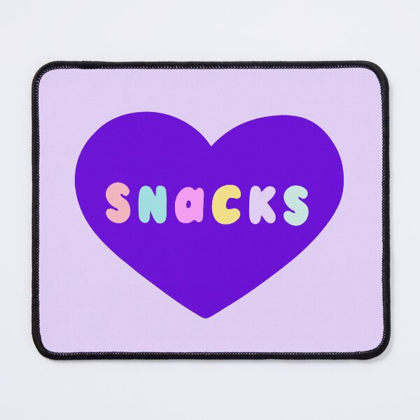 Item preview, Snacks Retro Lettering in Lilac designed and sold by evannave.