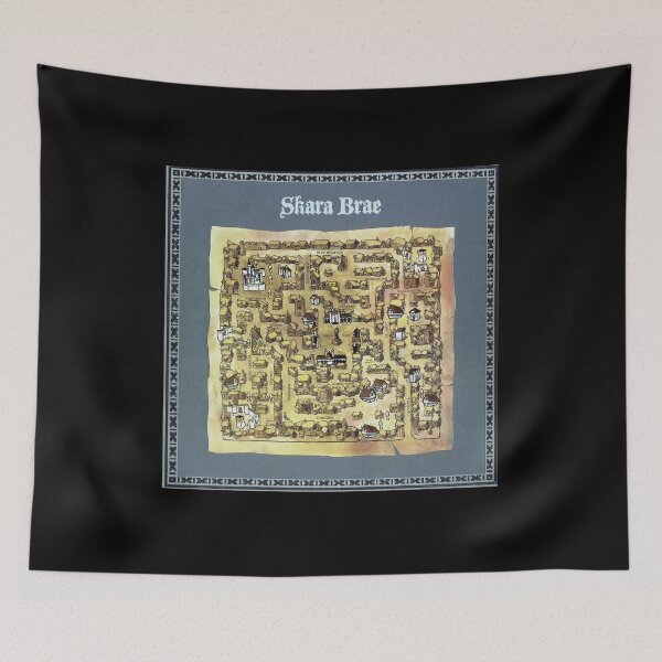 Item preview, Skara Brae - Bard's Tale City Map designed and sold by UnitShifter.