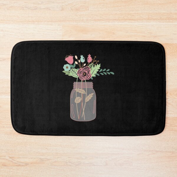 Item preview, Floral T-ShirtPink Mason Jar with Cute Flowers for Girls  designed and sold by Lemonsleo.