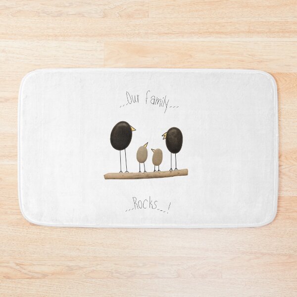 Item preview, Pebble Art. "Our family rocks..." designed and sold by KrokoStories.