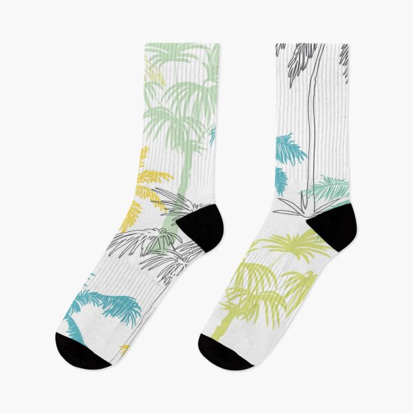 Item preview, Palm trees california grey blue yellow designed and sold by Gurshnet68.