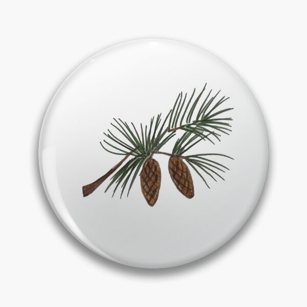 Item preview, pine cones and hazelnuts illustration designed and sold by malliara.