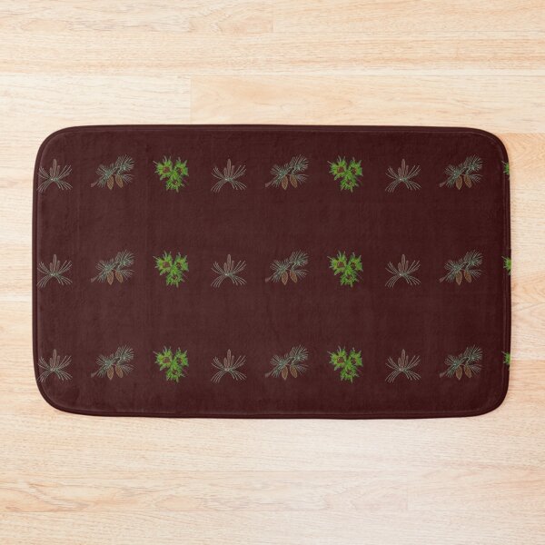 Item preview, pine cones and hazelnuts illustration designed and sold by malliara.