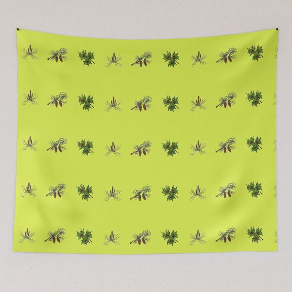 Item preview, pine cones and hazelnuts illustration designed and sold by malliara.