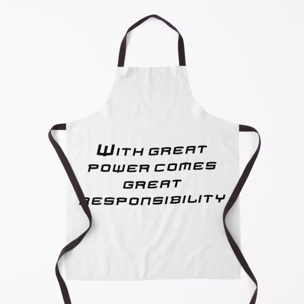 Item preview, With Great Power... designed and sold by IconicFilmQuote.