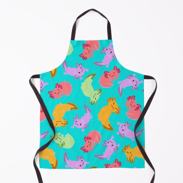 Item preview, Brightly coloured axolotls designed and sold by scribbli.
