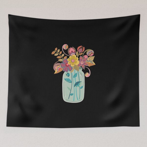 Item preview, Jar With Flowers T-ShirtFlowers everyday  designed and sold by Lemonsleo.