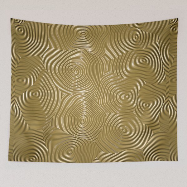 Item preview, Golden ciricle drops abstract designed and sold by roleshop.