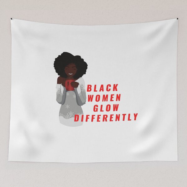 Item preview, Black Women Glow Differently designed and sold by Chanchane Store.