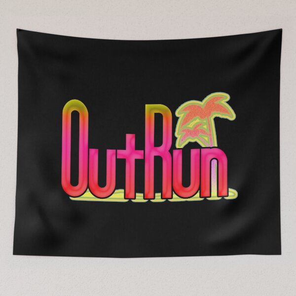 Item preview, OutRun SEGA Arcade Vaporwave Logo designed and sold by UnitShifter.