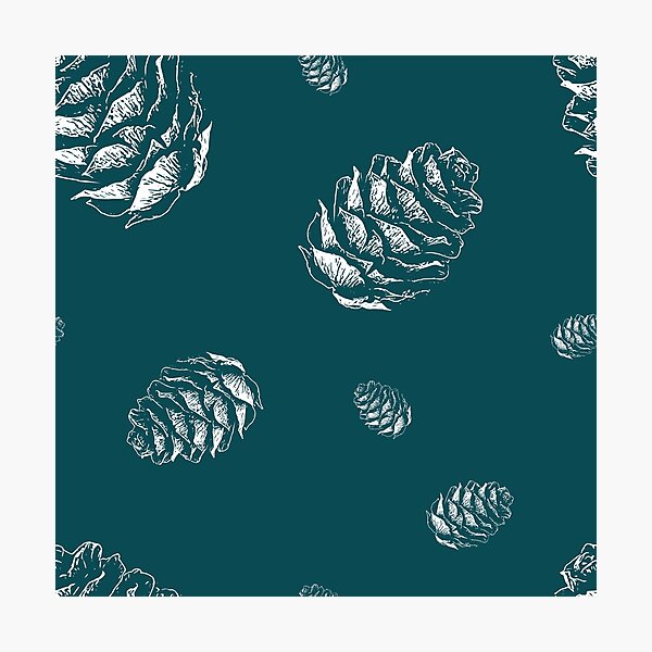 Item preview, Pine cone white pattern designed and sold by Fourseasonlover.