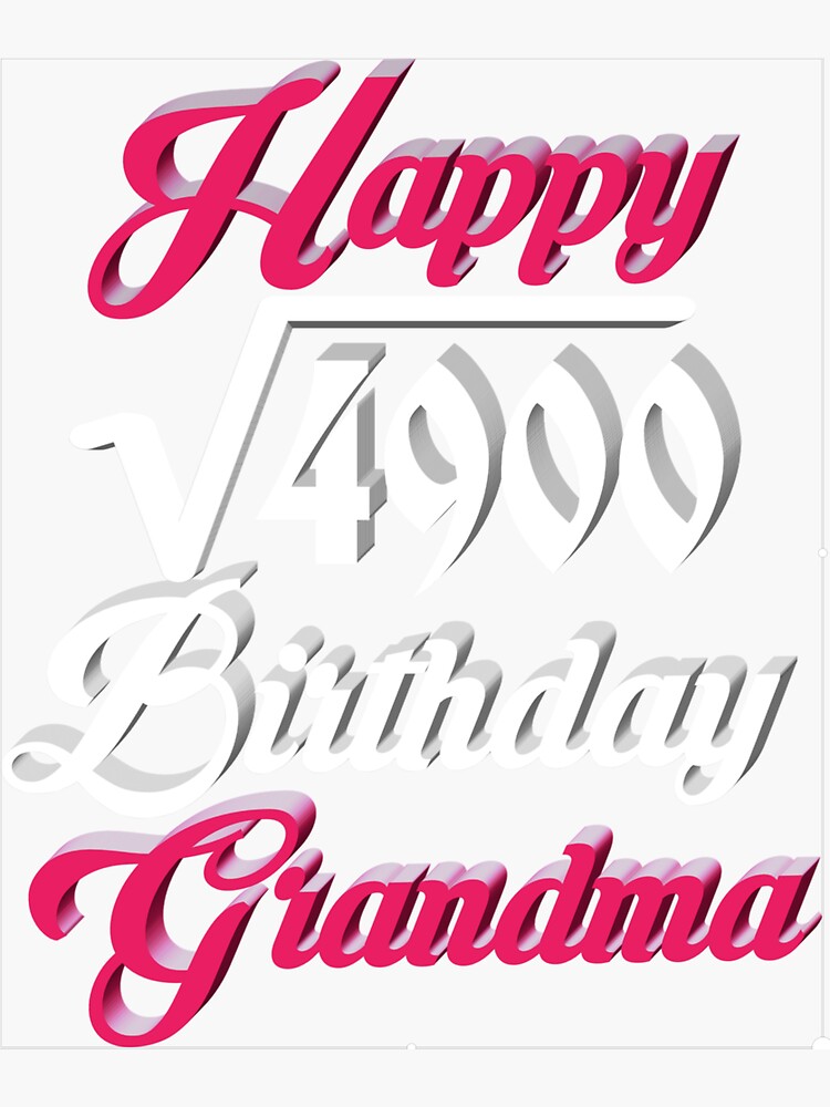 70th-birthday-square-root-of-70-years-old-sticker-for-sale-by