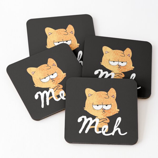 Item preview, funny meh cat  designed and sold by Seekdesigns6.