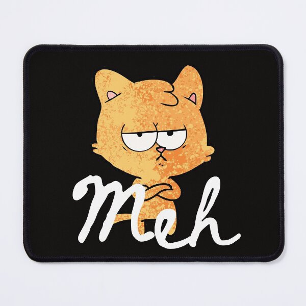 Item preview, funny meh cat designed and sold by Seekdesigns6.