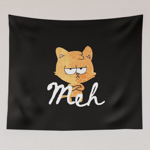 Item preview, funny meh cat  designed and sold by Seekdesigns6.