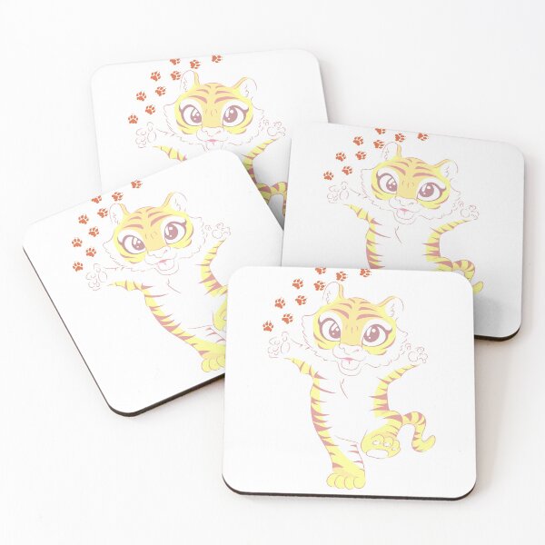 Item preview, Cute Tiger Cub And Tiger Paws designed and sold by onlyscriptures.