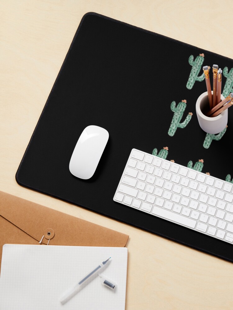 Alternate view of cactus cactus print Classic T-Shirt Mouse Pad