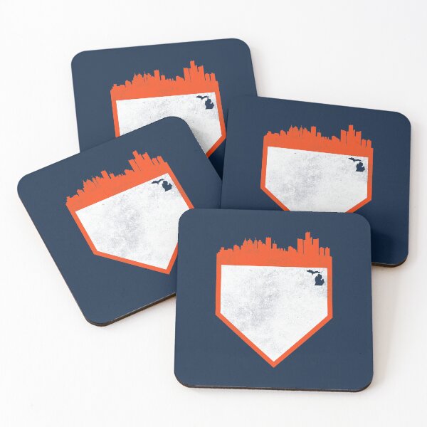 Item preview, Retro Detroit Baseball Home Plate Skyline designed and sold by toutwearapparel.