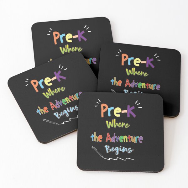 Item preview, Pre-k Where The Adventure Begins  - Funny Quote Teacher lover Men Women Boys Girls Kids  Birthday Gift designed and sold by ChanUus.