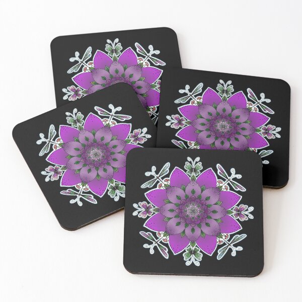 Artikelvorschau, Blumenmandala entworfen und verkauft von stickypixie.