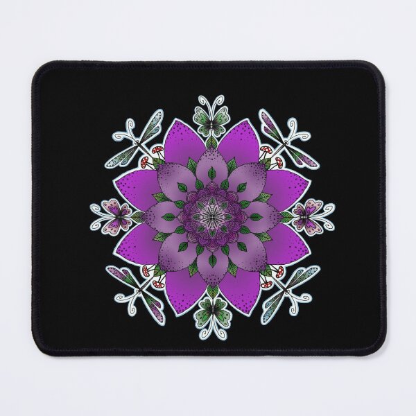 Artikelvorschau, Blumenmandala entworfen und verkauft von stickypixie.