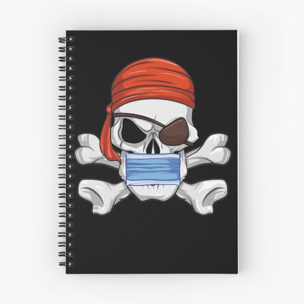 Item preview, Masked Pirate Skull Germaphobe Halloween Masked Pirate Gear designed and sold by DynamicDesign.