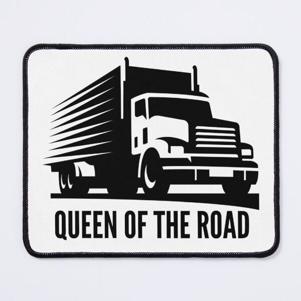 Item preview, Queen of the road / truck driver girl saying designed and sold by portrait4you.