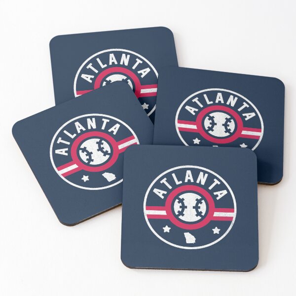 Item preview, Atlanta Baseball Stars and Stripes Georgia Map Outline designed and sold by toutwearapparel.