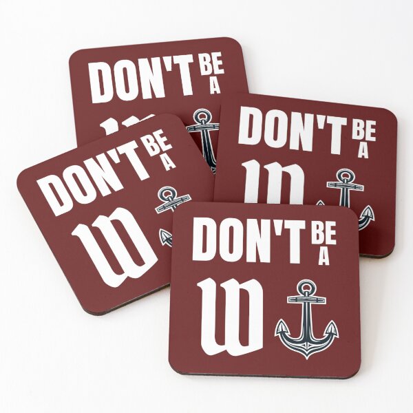 Item preview, Don&x27;t be a W Anchor Funny meme Classic designed and sold by VintageShirtz.