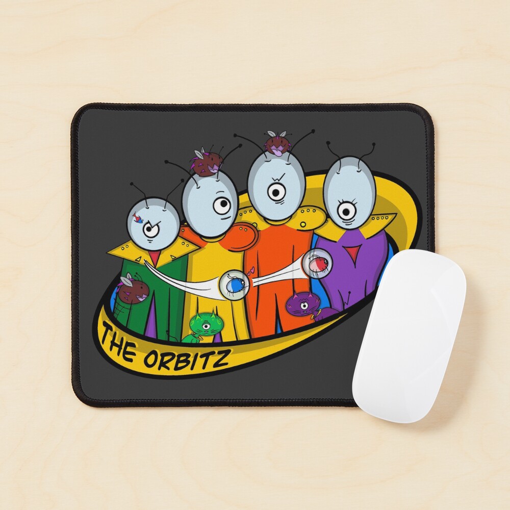 The Family Orbitz: Family Photo Mouse Pad