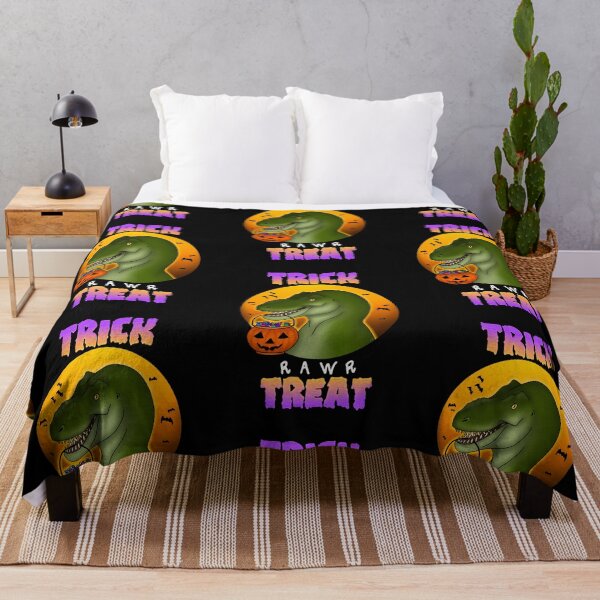 Item preview, Trick Rawr Treat Halloween T. rex designed and sold by saradrawspaleo.