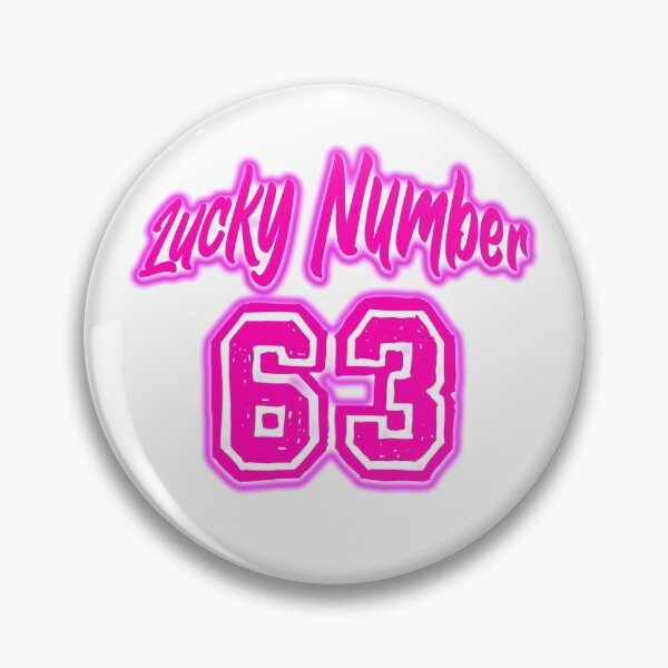 Item preview, Pink Lucky Number 63 designed and sold by swiftjace.