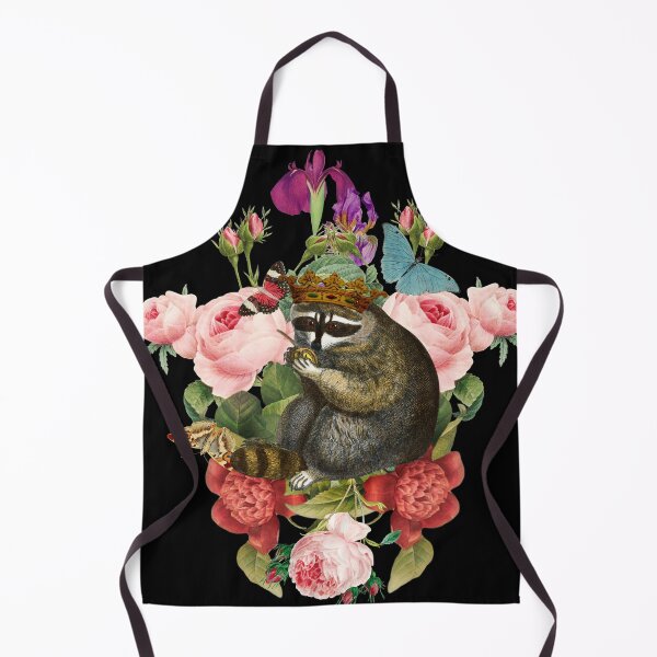 Item preview, Royal Vintage Racoon With Crown, Vintage Roses And Flowers designed and sold by TrulyEpoque.