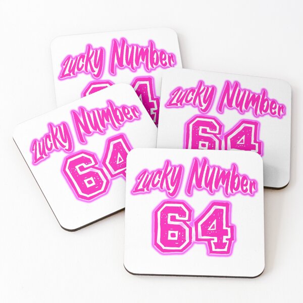 Item preview, Pink Lucky Number 64 designed and sold by swiftjace.