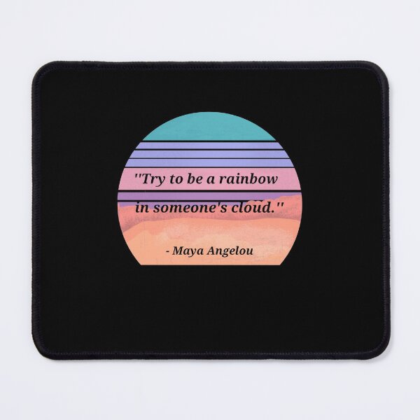 Item preview, Maya Angelou Quote Be A Rainbow designed and sold by avit1.