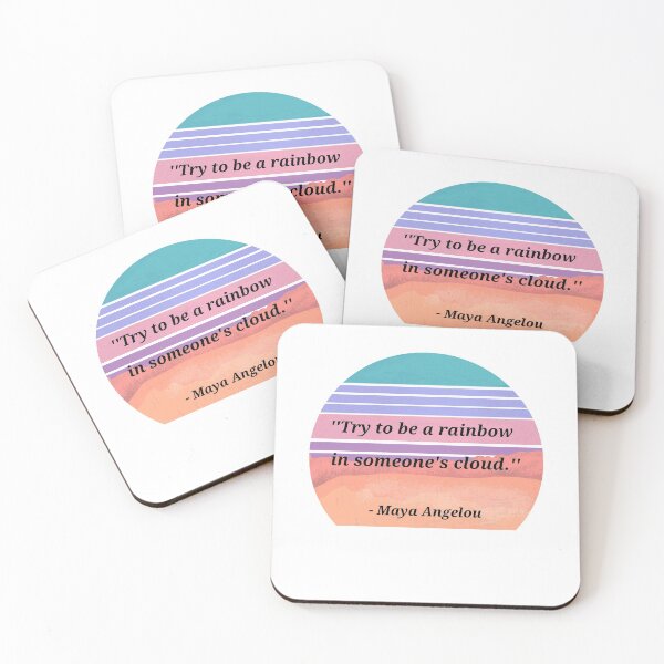 Item preview, Maya Angelou Quote Be A Rainbow  designed and sold by avit1.