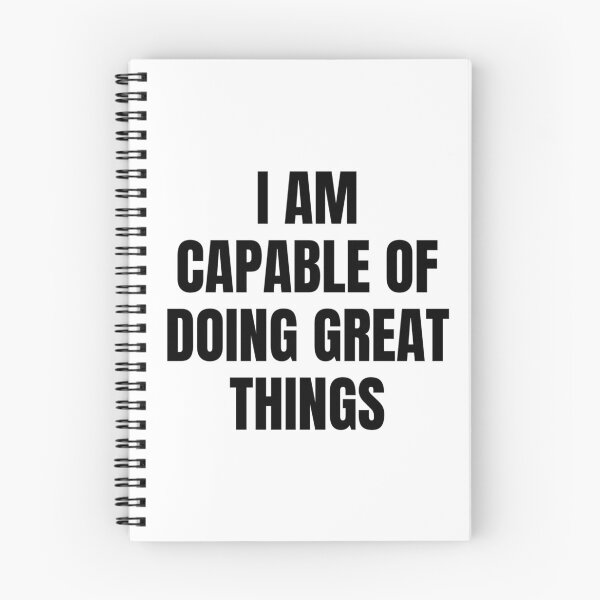 Item preview, I AM CAPABLE OF DOING GREAT THINGS designed and sold by iamxxx.