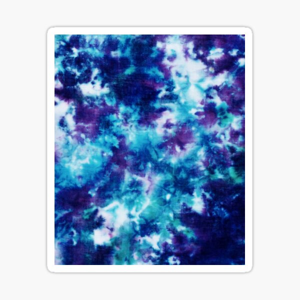 Item preview, Striking Aqua, Dark Blue and Purple Tie Dye Print Photo designed and sold by cgroenewald.