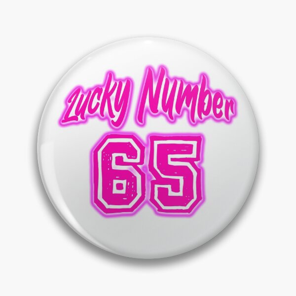 Item preview, Pink Lucky Number 65 designed and sold by swiftjace.