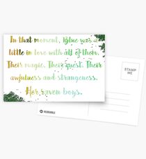 Her Raven Boys Postcards