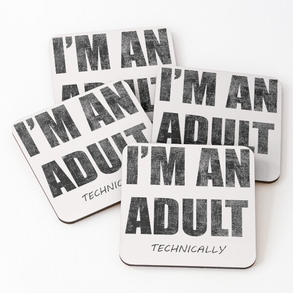 Item preview,  I'm An Adult designed and sold by freeArt10.