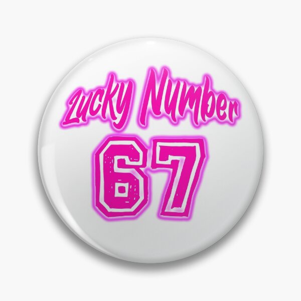 Item preview, Pink Lucky Number 67 designed and sold by swiftjace.