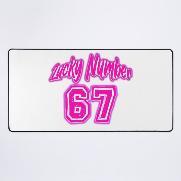 Item preview, Pink Lucky Number 67 designed and sold by swiftjace.
