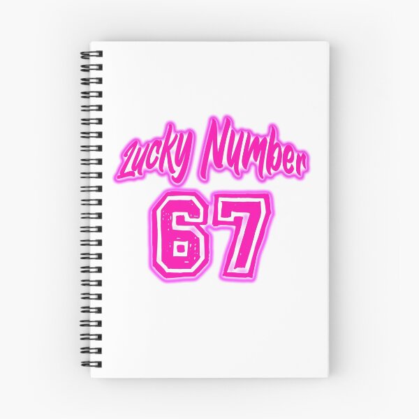 Item preview, Pink Lucky Number 67 designed and sold by swiftjace.