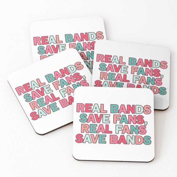 Item preview, Real bands save fans, real fans save bands designed and sold by RafaTakami.