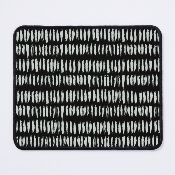 Item preview, Pastel Green and Black Stripe Dash Lines Pattern - Shade Coordinates w/ Behr 2022 Color of the Year Breezeway MQ3-21 designed and sold by ColorOfTheYears.