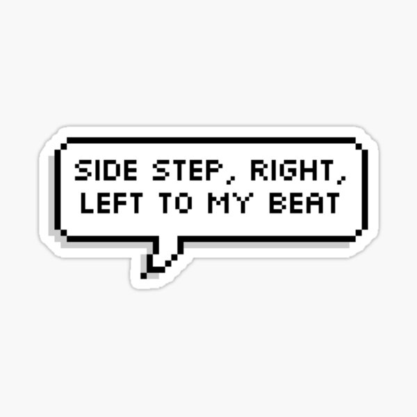 Artikel-Vorschau von BTS-Seitenschritt, rechts, links zu meinem Beat Pixel Speech, designt und verkauft von helloharu.